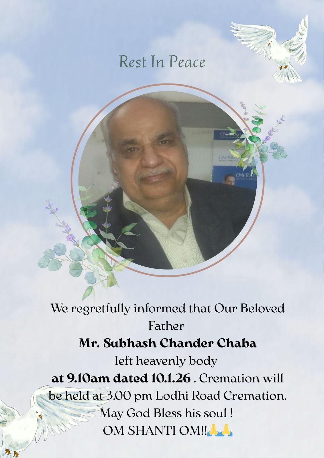 Subhash Chander Chaba