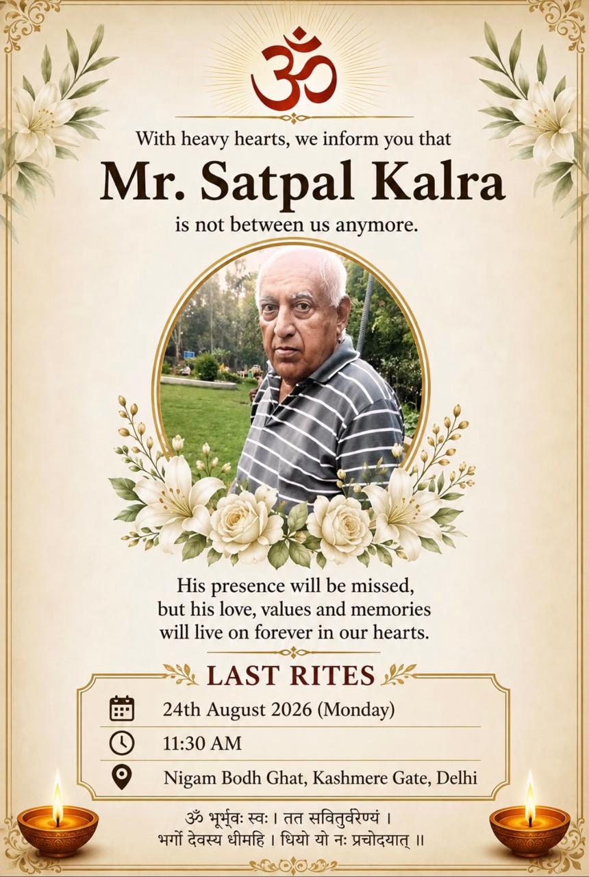 Mr. Satpal Kalra